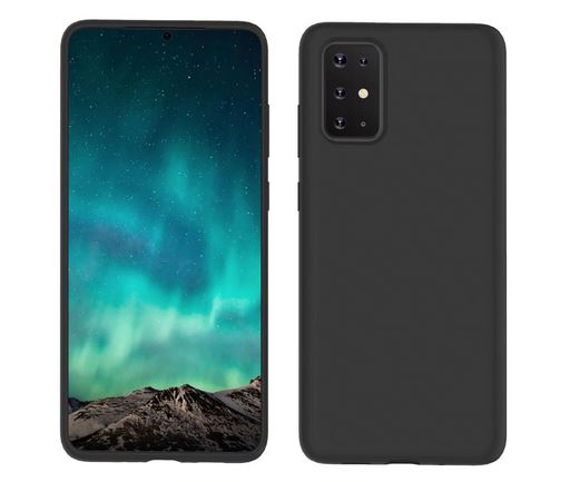 Pokrowiec Nak�adka z matowego silikonu Back Case Matt czarna SAMSUNG Galaxy S20 FE