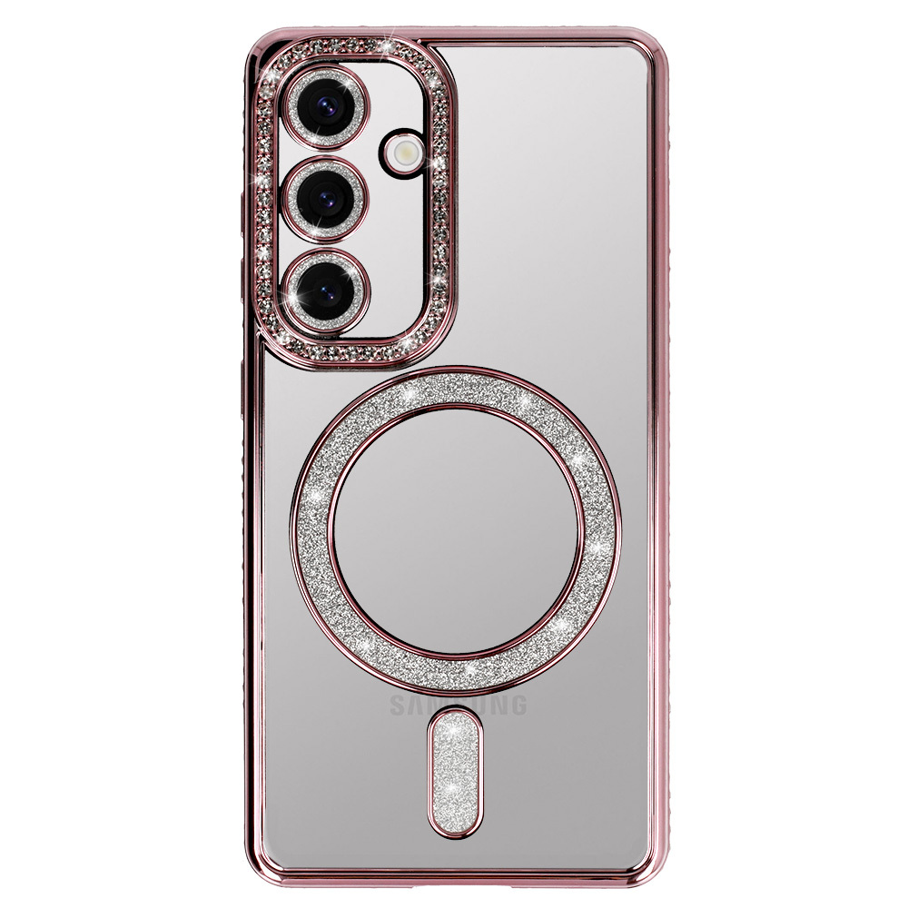 Pokrowiec etui Bling Magsafe Case różowe SAMSUNG Galaxy A16 4G / 3 Pokrowiec etui Bling Magsafe Case różowe SAMSUNG Galaxy A16 4G / 3