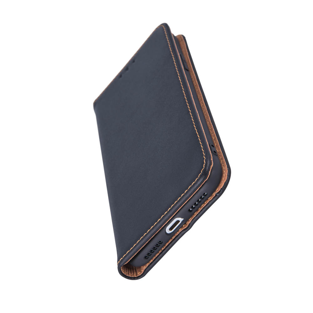 Pokrowiec etui skrzane Flexi Book Special czarne Xiaomi Redmi 12C / 2