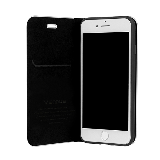 Pokrowiec etui Book Vennus Carbon czarne APPLE iPhone 12 Mini / 4