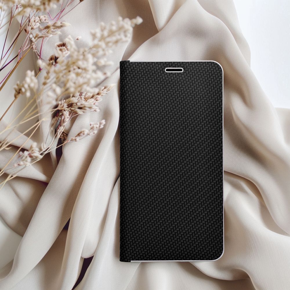 Pokrowiec etui Book Vennus Carbon czarne SAMSUNG Galaxy A26 5G / 10