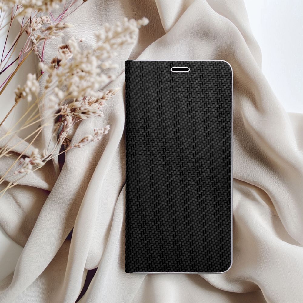 Pokrowiec etui Book Vennus Carbon czarne Xiaomi Redmi 10 2022 / 8