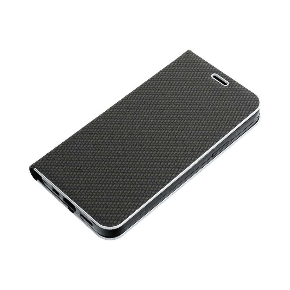 Pokrowiec etui Book Vennus Carbon czarne Xiaomi Redmi 10C / 6
