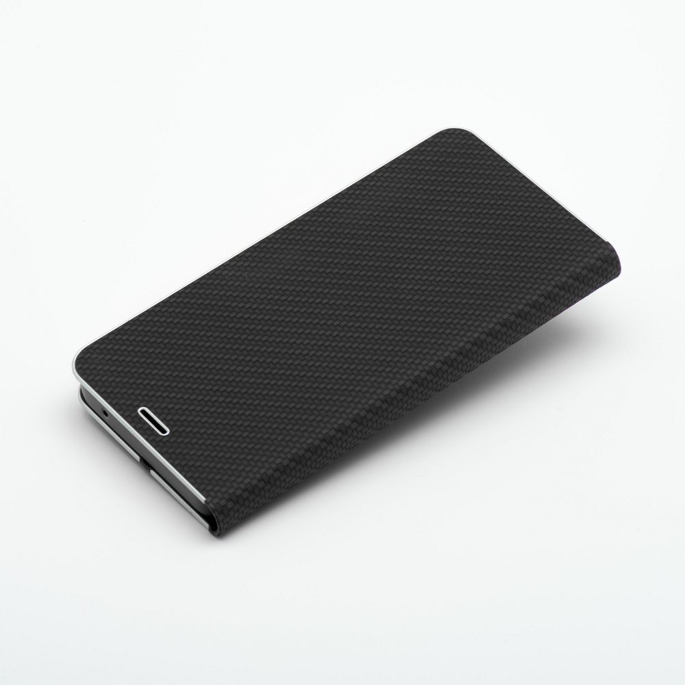 Pokrowiec etui Book Vennus Carbon czarne Xiaomi Redmi Note 15 4G / 4