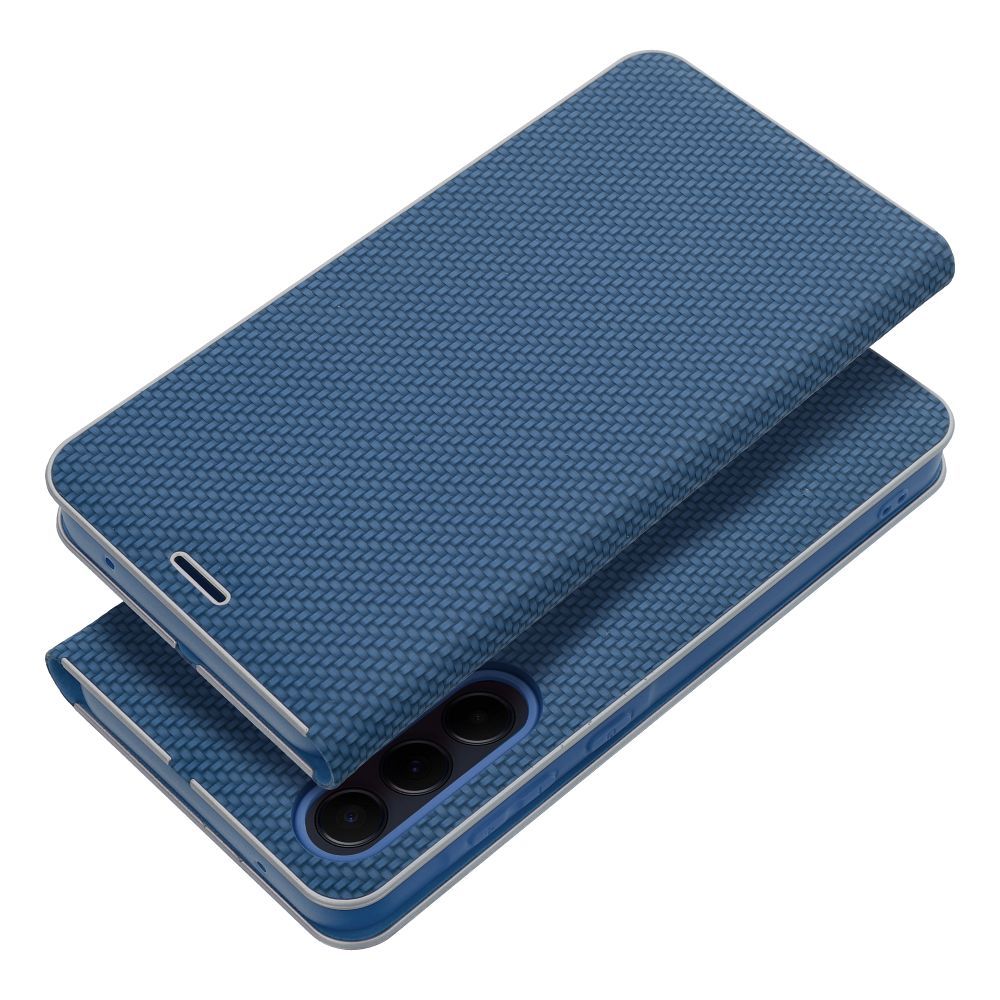 Pokrowiec etui Book Vennus Carbon granatowe SAMSUNG Galaxy A06 / 10