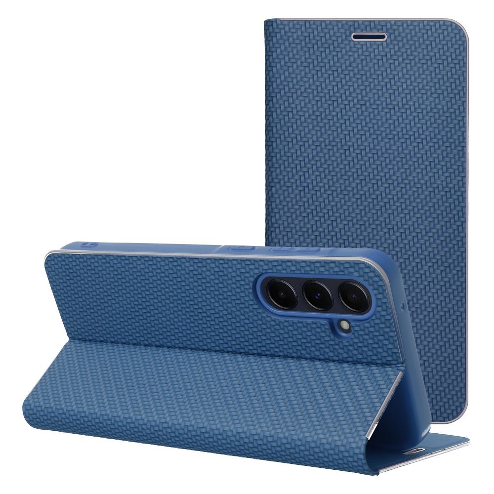 Pokrowiec etui Book Vennus Carbon granatowe SAMSUNG Galaxy A26 5G