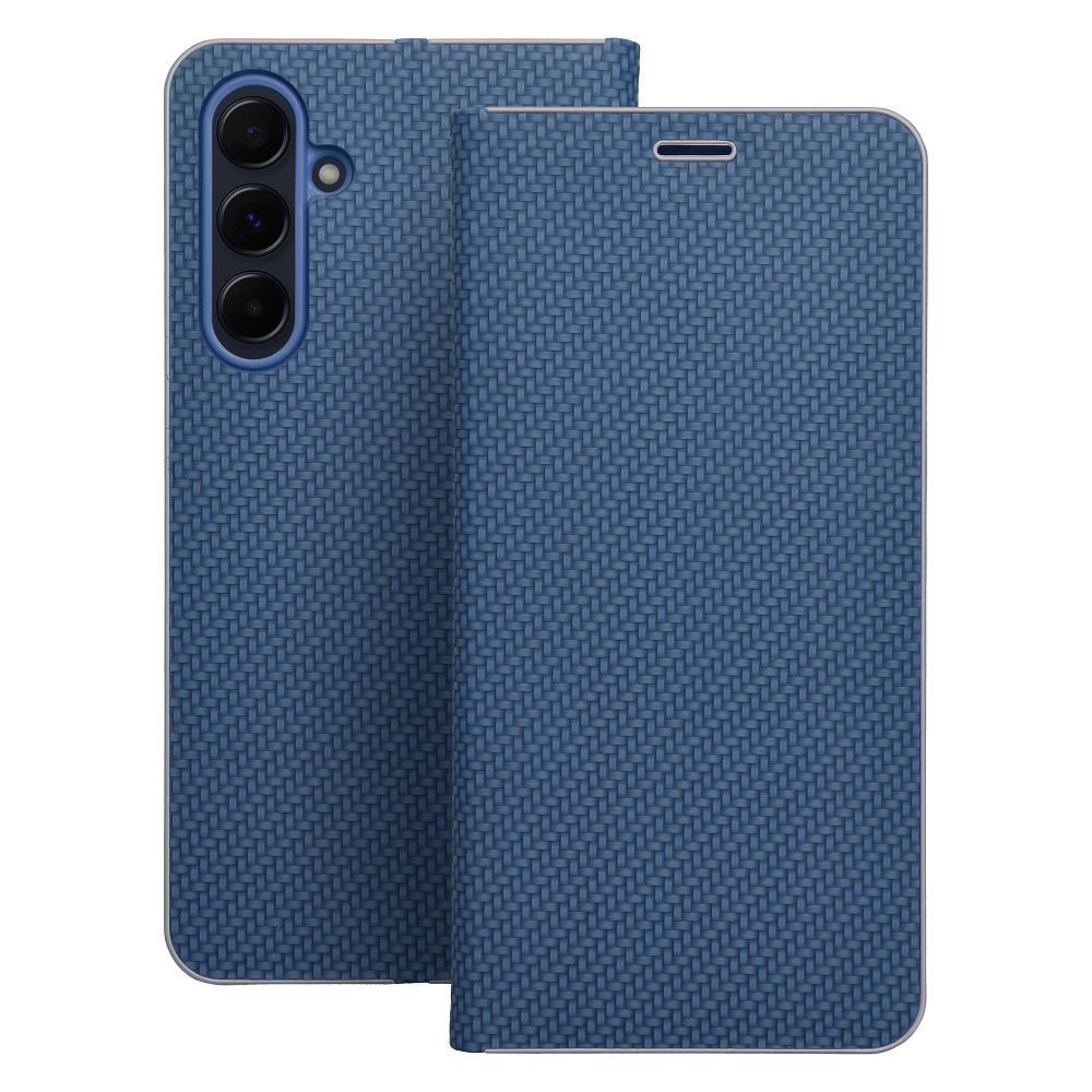 Pokrowiec etui Book Vennus Carbon granatowe SAMSUNG Galaxy A26 5G / 6