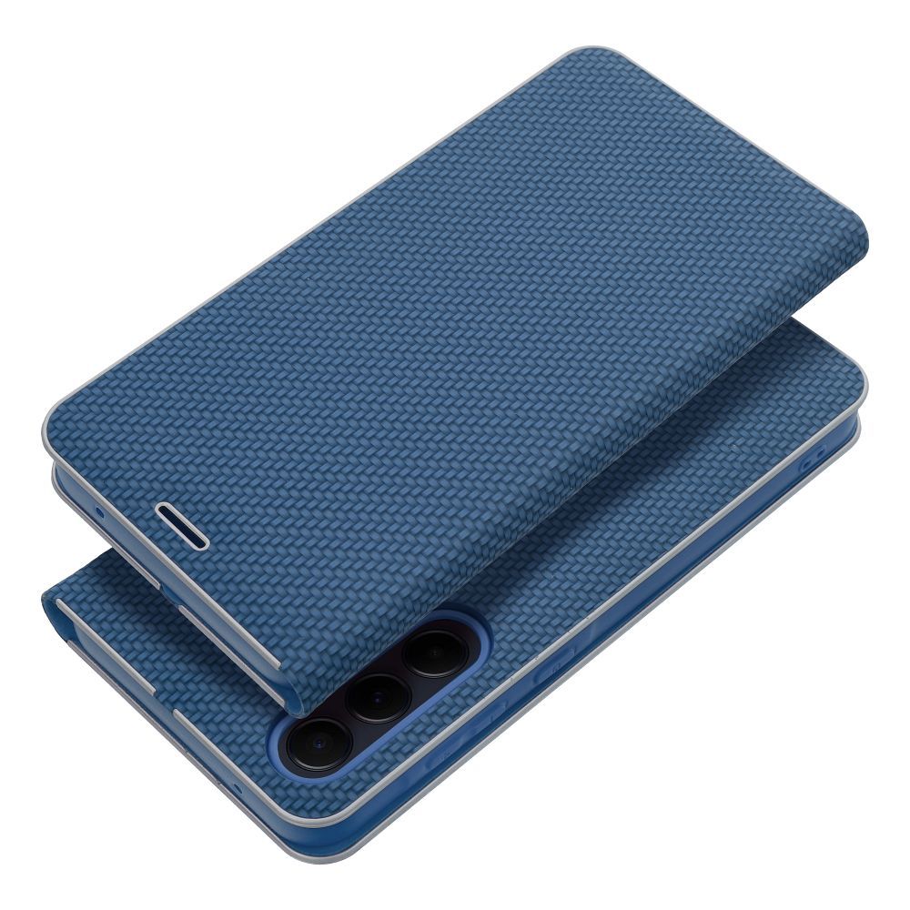 Pokrowiec etui Book Vennus Carbon granatowe SAMSUNG Galaxy A26 5G / 8