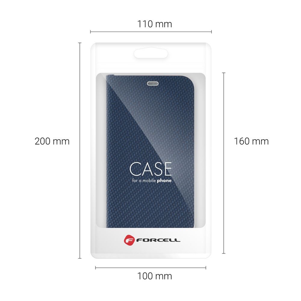 Pokrowiec etui Book Vennus Carbon granatowe Xiaomi Redmi Note 11S 5G / 9
