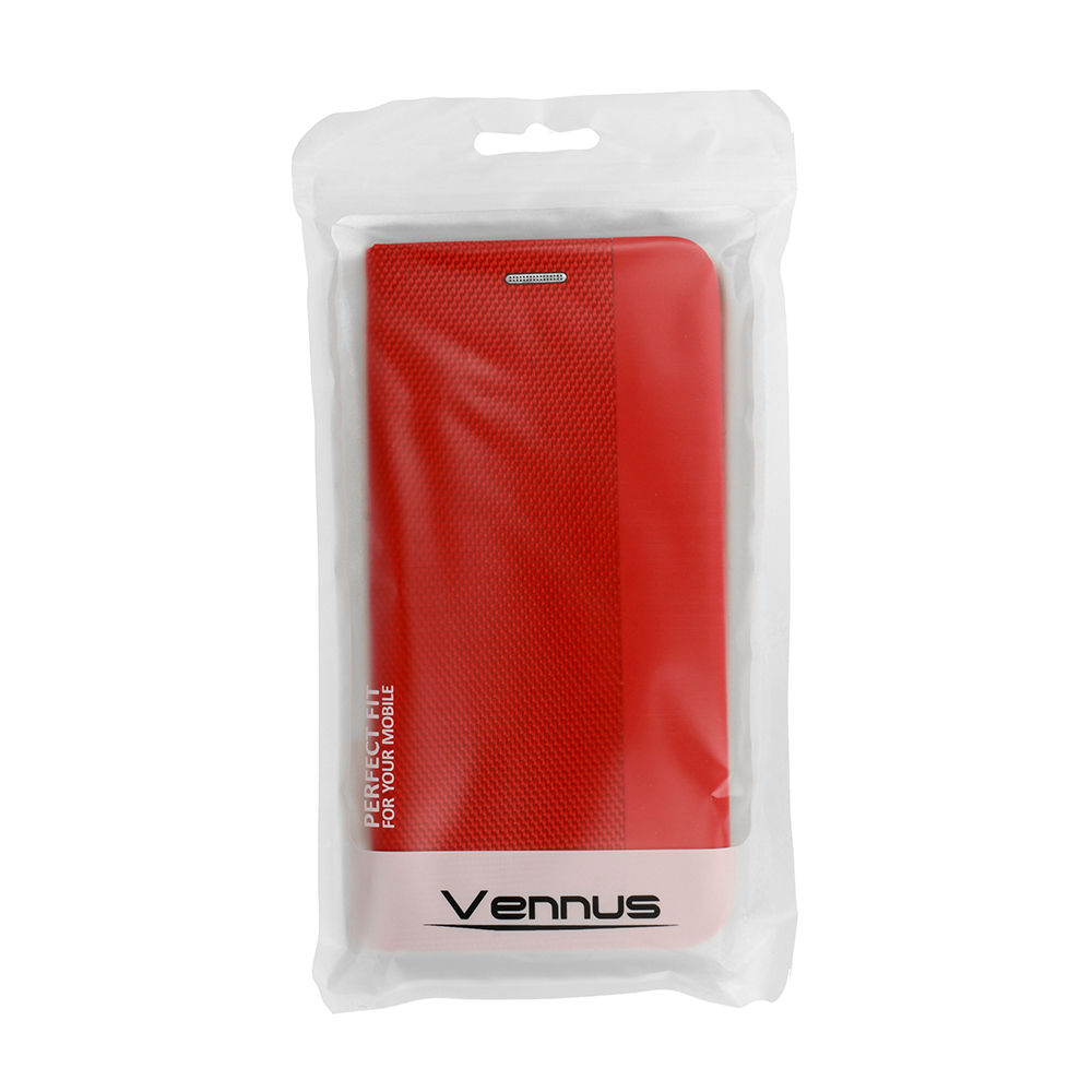 Pokrowiec etui Book Vennus Sensitive czerwone APPLE iPhone 12 Pro Max / 8