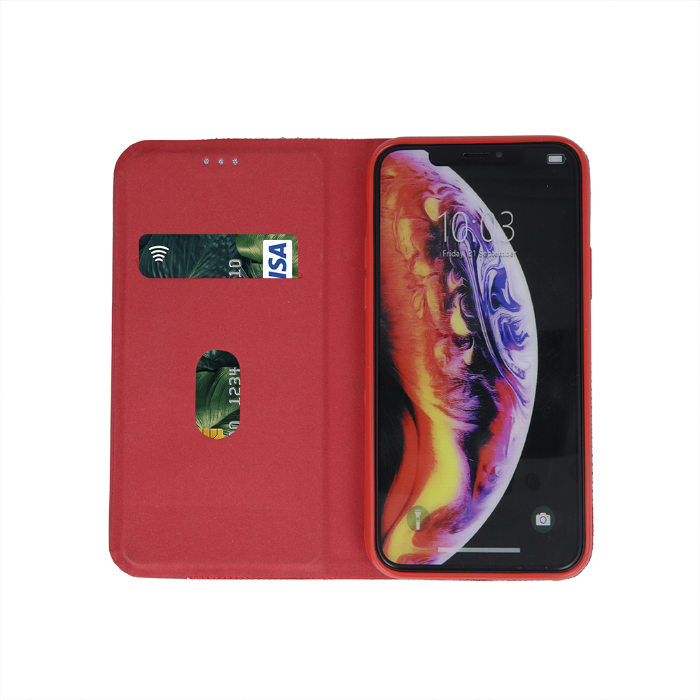 Pokrowiec etui Book Vennus Sensitive czerwone Xiaomi Mi Note 10 / 2