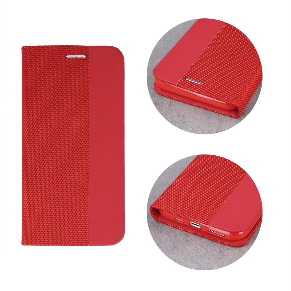 Pokrowiec etui Book Vennus Sensitive czerwone Xiaomi Mi Note 10 / 3