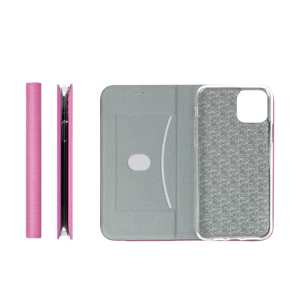 Pokrowiec etui Book Vennus Sensitive r�owe APPLE iPhone 16 Plus / 7