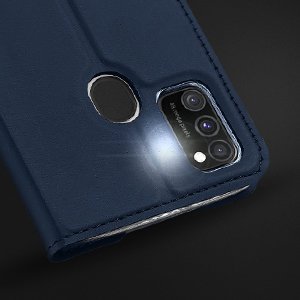 Pokrowiec etui book z podstawk� DuxDucis SkinPro czarne SAMSUNG Galaxy M30s / 12