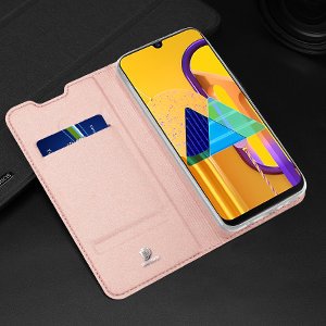 Pokrowiec etui book z podstawk� DuxDucis SkinPro czarne SAMSUNG Galaxy M30s / 7