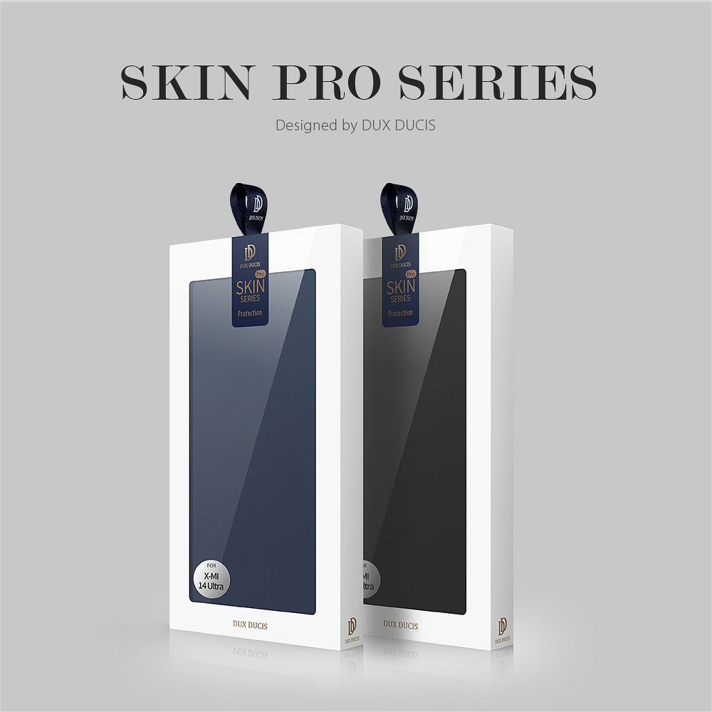 Pokrowiec etui book z podstawk DuxDucis SkinPro czarne Xiaomi 14 Ultra / 5