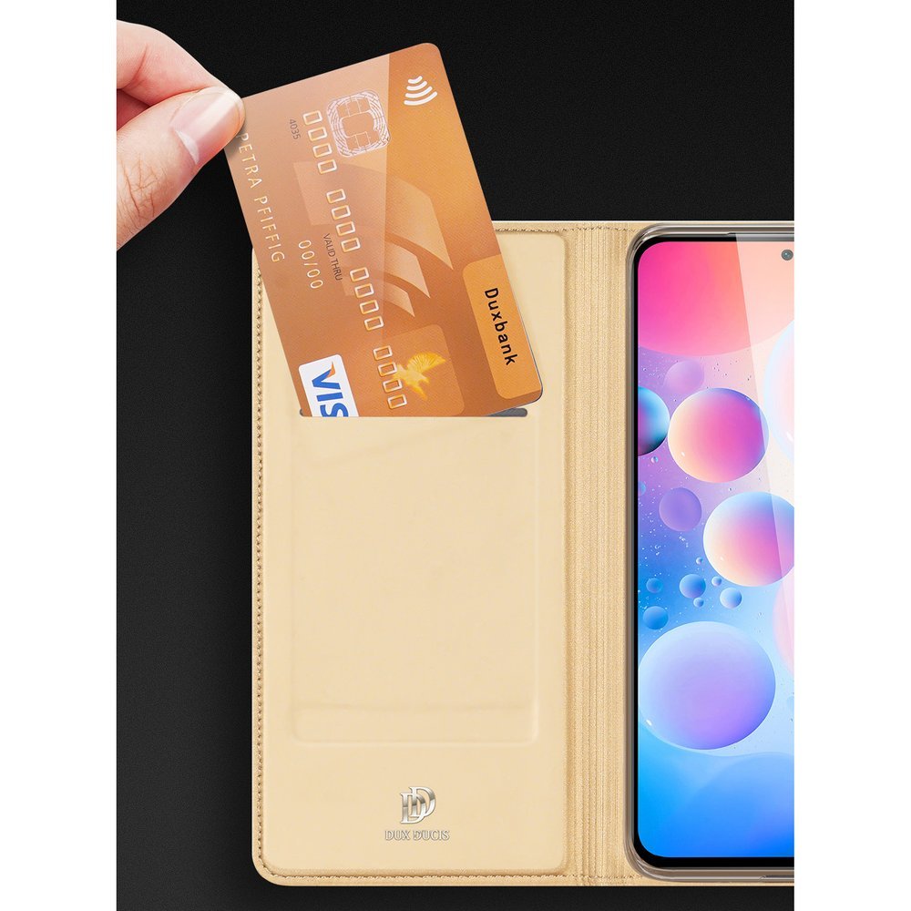 Pokrowiec etui book z podstawk DuxDucis SkinPro czarne Xiaomi Mi 11i / 12