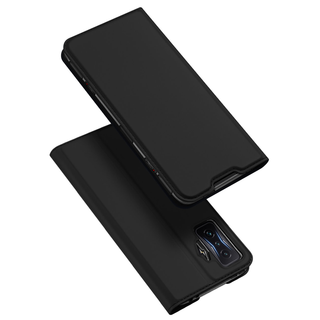 Pokrowiec etui book z podstawk DuxDucis SkinPro czarne Xiaomi Poco F4 GT