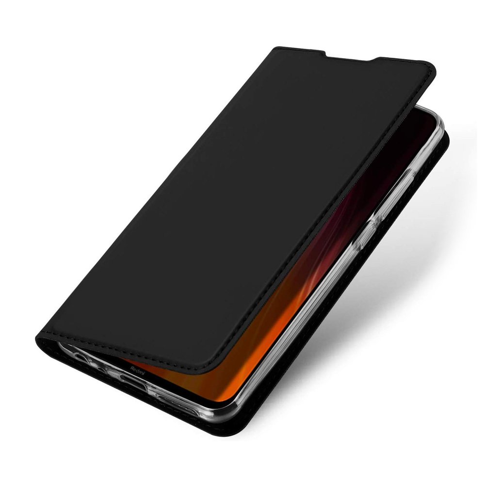 Pokrowiec etui book z podstawk DuxDucis SkinPro czarne Xiaomi Redmi Note 8 / 3