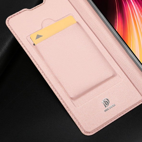 Pokrowiec etui book z podstawk DuxDucis SkinPro czarne Xiaomi Redmi Note 8 / 9