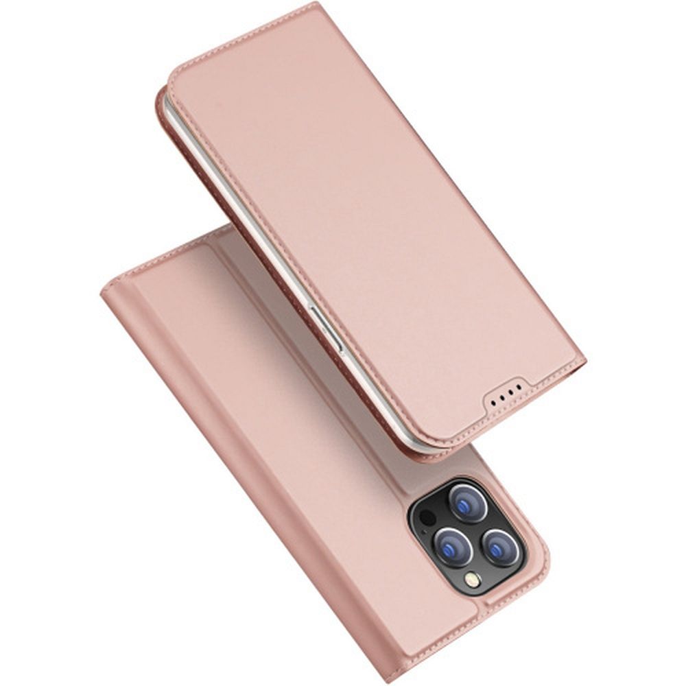 Pokrowiec etui book z podstawką DuxDucis SkinPro różowe APPLE iPhone 15 Pro Max