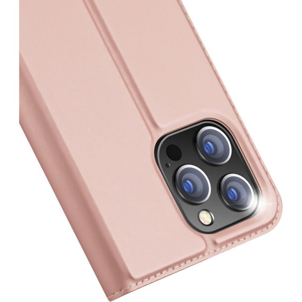 Pokrowiec etui book z podstawką DuxDucis SkinPro różowe APPLE iPhone 15 Pro Max / 7