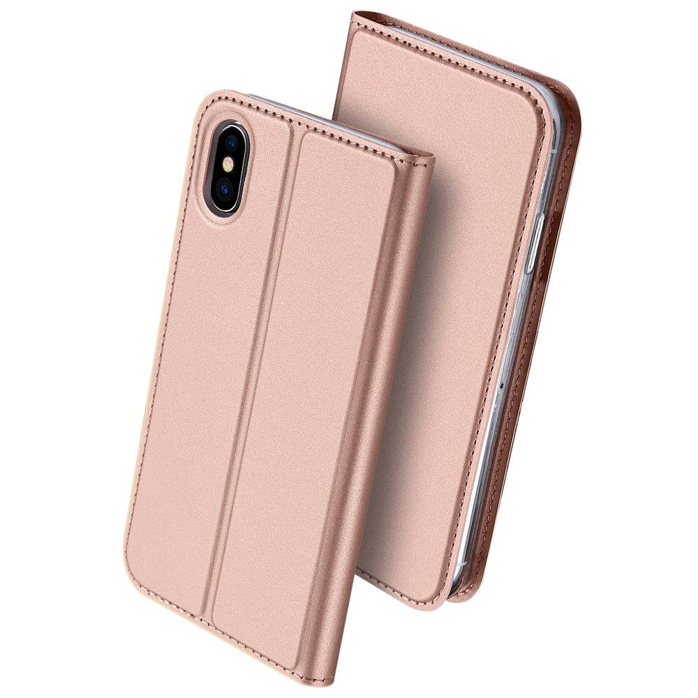 Pokrowiec etui book z podstawk DuxDucis SkinPro rowe APPLE iPhone XS Max / 2