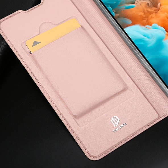 Pokrowiec etui book z podstawk DuxDucis SkinPro zote HUAWEI Y6 2019 / 12