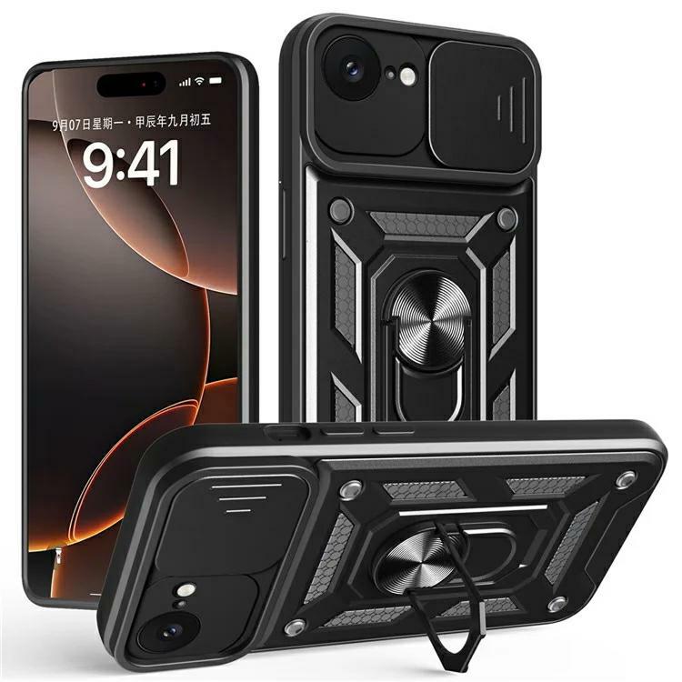 Pokrowiec Etui Camshield Case czarne Honor 400 Pro