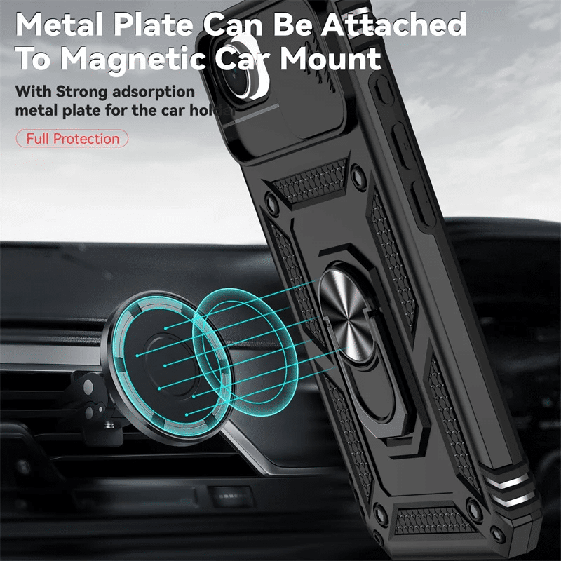 Pokrowiec Etui Camshield Case czarne Honor 400 Pro / 11