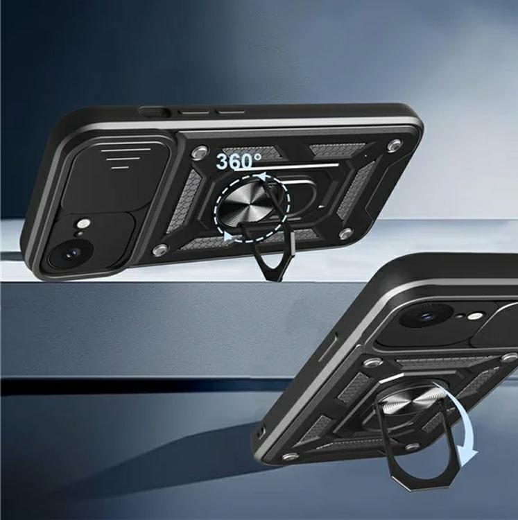 Pokrowiec Etui Camshield Case czarne Honor 400 Pro / 2