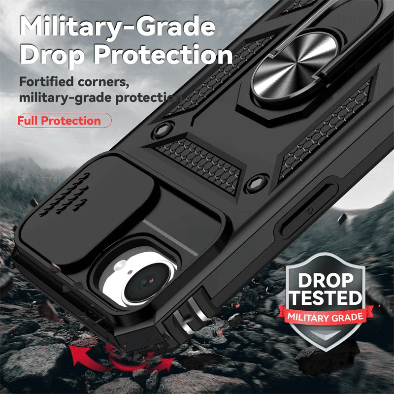 Pokrowiec Etui Camshield Case czarne Honor 400 Pro / 7