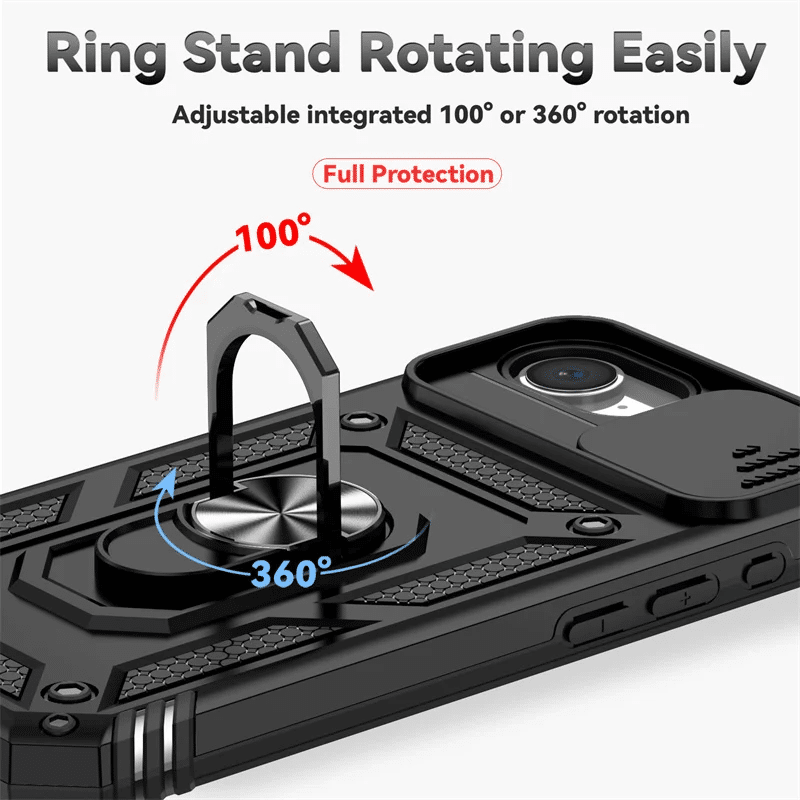 Pokrowiec Etui Camshield Case czarne Honor 400 Pro / 9