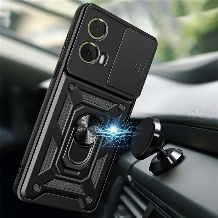 Pokrowiec Etui Camshield Case czarne MOTOROLA Moto G85 5G / 2