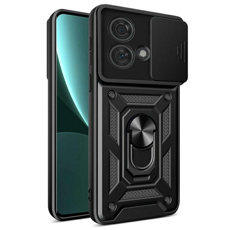 Pokrowiec Etui Camshield Case czarne Oppo A40