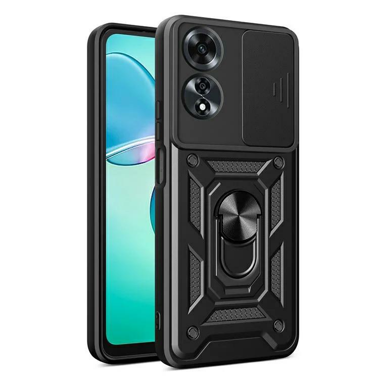 Pokrowiec Etui Camshield Case czarne Oppo A60