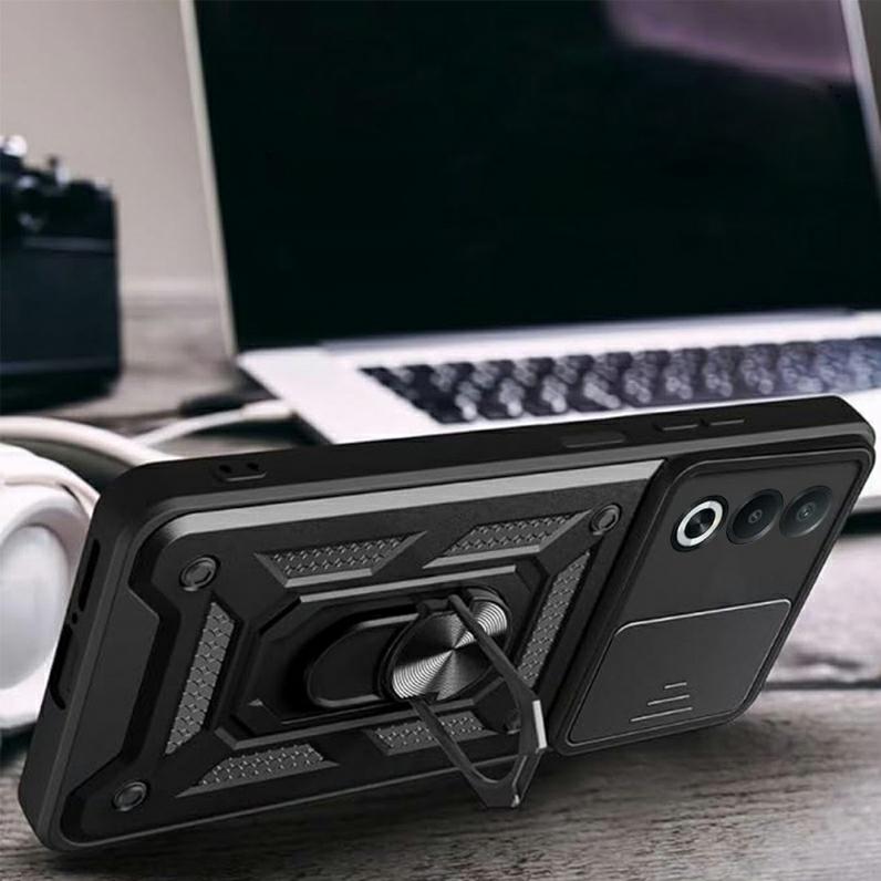 Pokrowiec Etui Camshield Case czarne Oppo A80 5G / 2