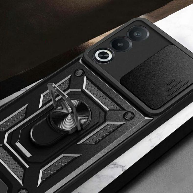 Pokrowiec Etui Camshield Case czarne Oppo A80 5G / 4