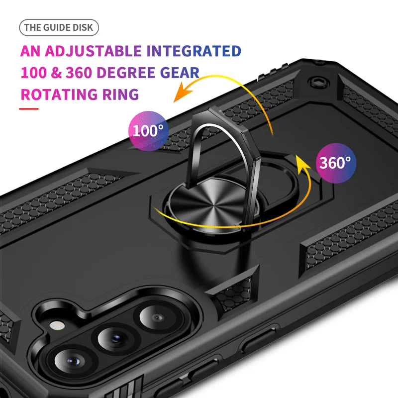 Pokrowiec Etui Camshield Case czarne SAMSUNG Galaxy A37 5G / 3