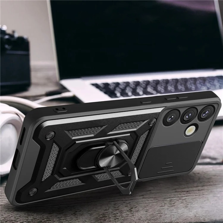 Pokrowiec Etui Camshield Case czarne SAMSUNG Galaxy S25 Plus / 2