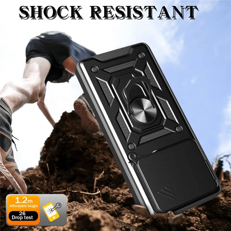 Pokrowiec Etui Camshield Case czarne Xiaomi 15T 5G / 4 Pokrowiec Etui Camshield Case czarne Xiaomi 15T 5G / 4