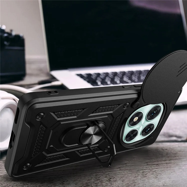 Pokrowiec Etui Camshield Case czarne Xiaomi Redmi Note 14 Pro 5G / 3