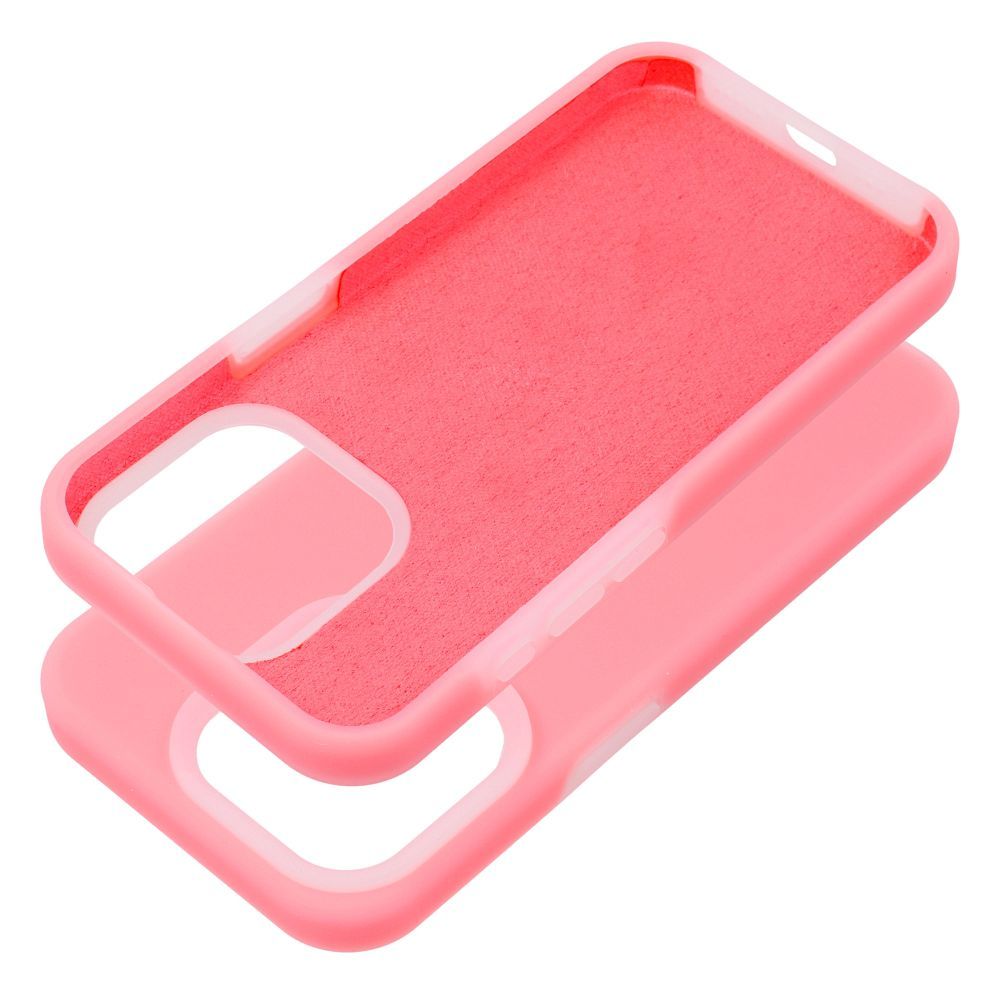 Pokrowiec etui Candy Part Case jasnoróżowe APPLE iPhone 15 Plus / 3