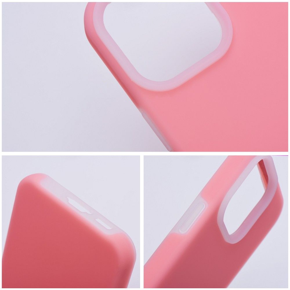 Pokrowiec etui Candy Part Case jasnoróżowe APPLE iPhone 15 Plus / 5