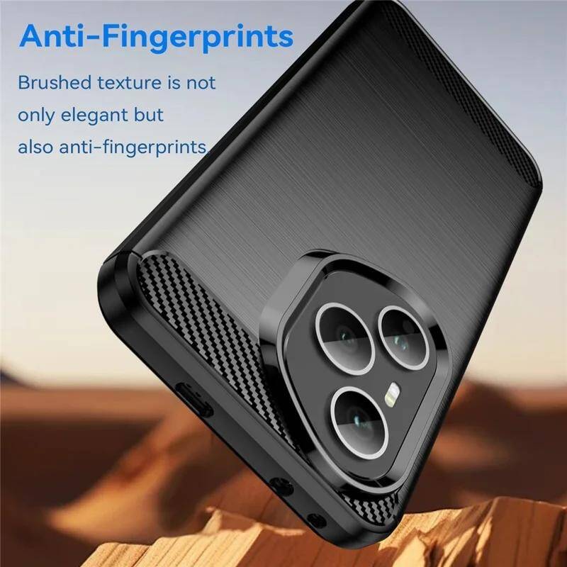 Pokrowiec Etui Carbon Pro czarne Honor 400 Pro / 3