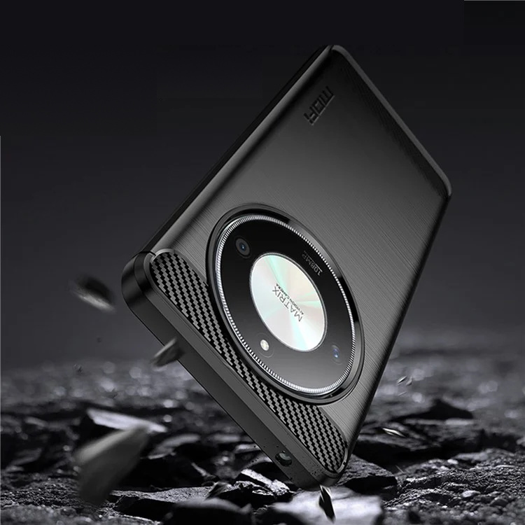 Pokrowiec Etui Carbon Pro czarne Honor Magic 6 Lite / 3 Pokrowiec Etui Carbon Pro czarne Honor Magic 6 Lite / 3