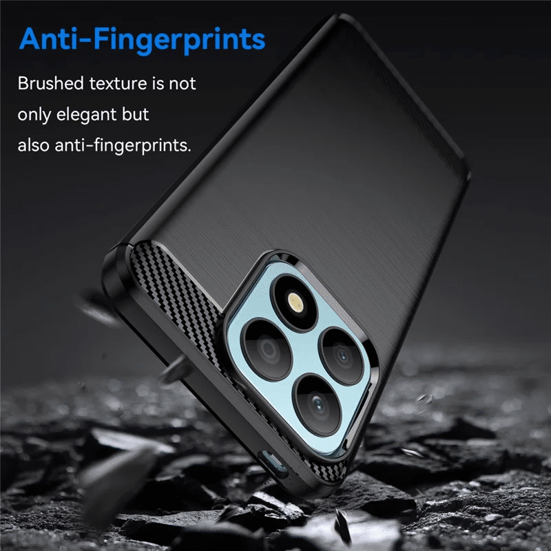 Pokrowiec Etui Carbon Pro czarne Honor X8a / 3