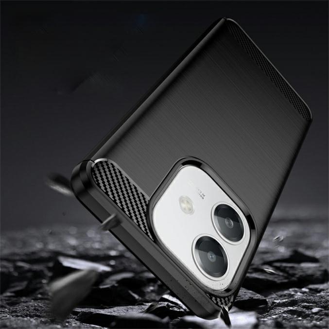 Pokrowiec Etui Carbon Pro czarne Oppo A40 / 3