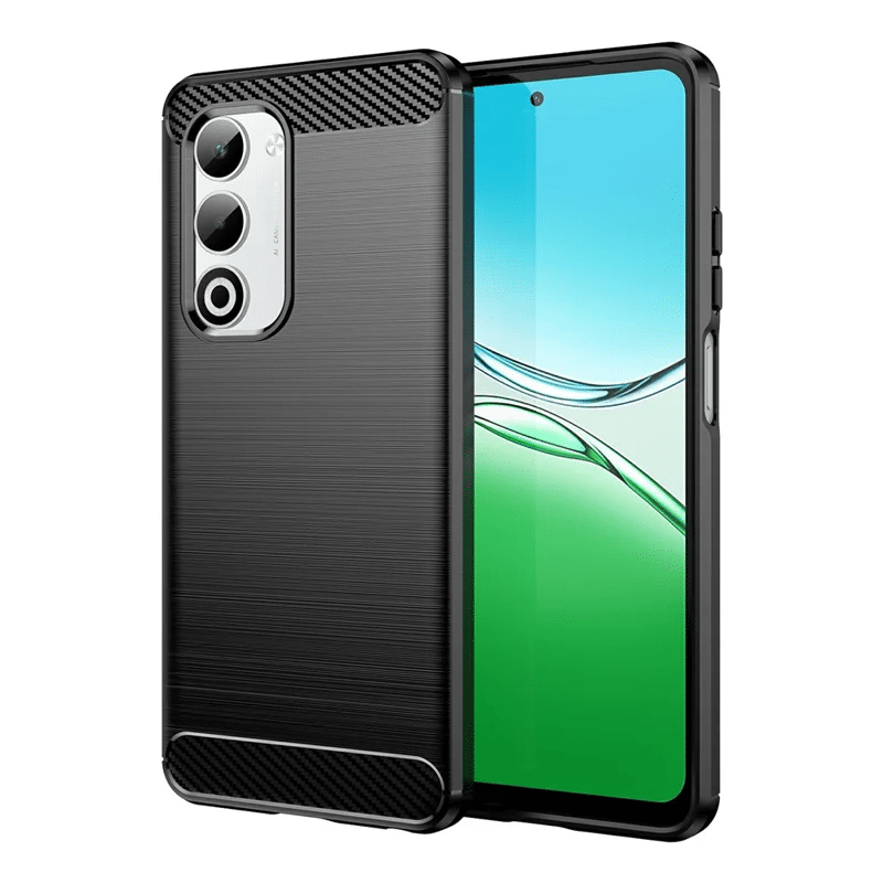 Pokrowiec Etui Carbon Pro czarne Oppo A6 Pro 5G / 2