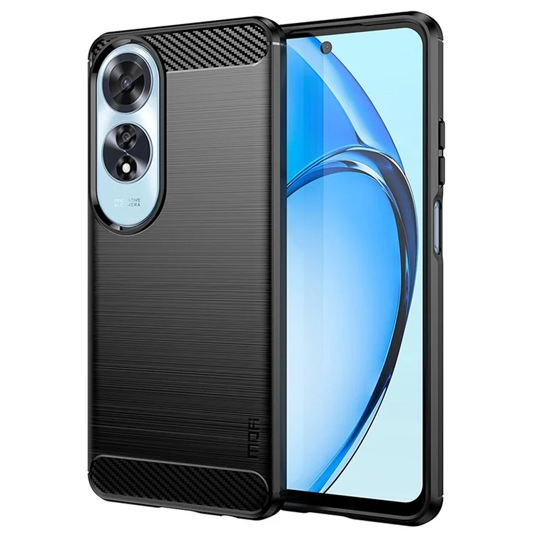 Pokrowiec Etui Carbon Pro czarne Oppo A60 / 2